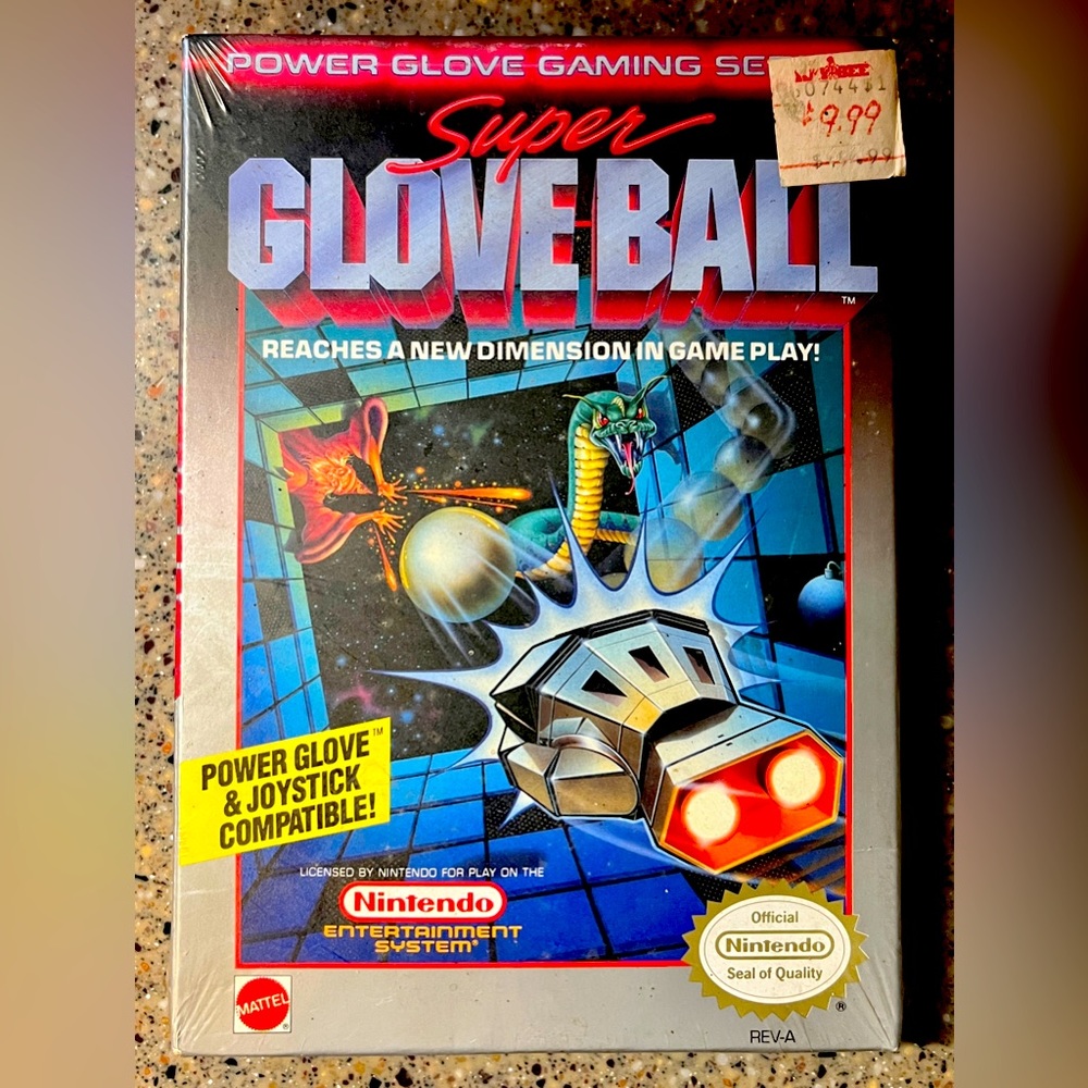 Super Glove Ball New Nintendo NES Factory Sealed Video Game